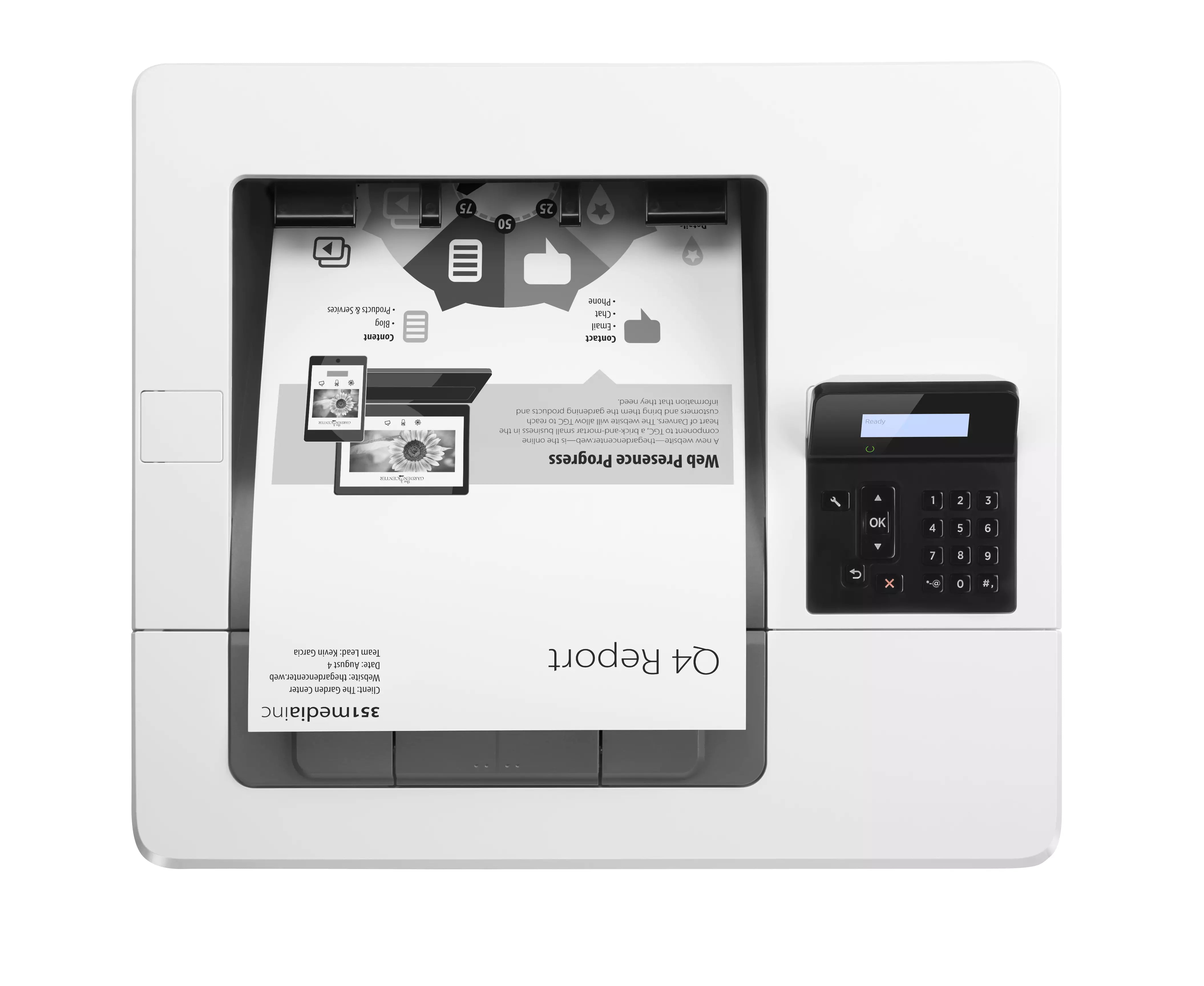 HP LaserJet Pro M501n Stampante Laser Monocromatica B/N A4 4800 x 600 DPI 45 ppm Duplex Fronte/Retro Rete HP LaserJet Pro M501n Stampante Laser Monocromatica B/N A4 4800 x 600 DPI 45 ppm Duplex Fronte/Retro Rete